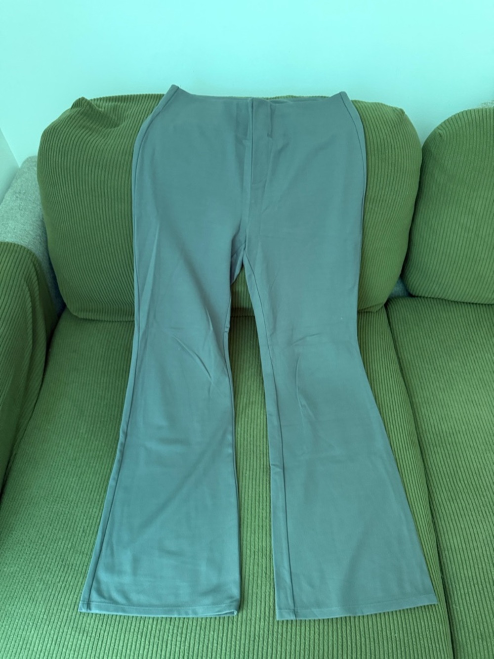 HALARA Sage Green Flare Ponte Pants